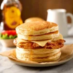 Dennys Grand Slamwich Chicken recipe, served and ready to eat, easy homemade dish