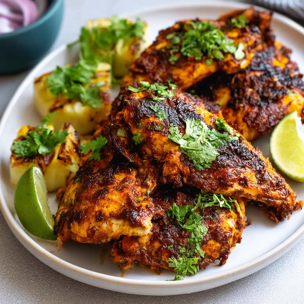 Air Fryer Al Pastor Chicken Brings Vibrant Real Flavor Your Way 6 Air Fryer Al Pastor Chicken recipe, served and ready to eat, easy homemade dish