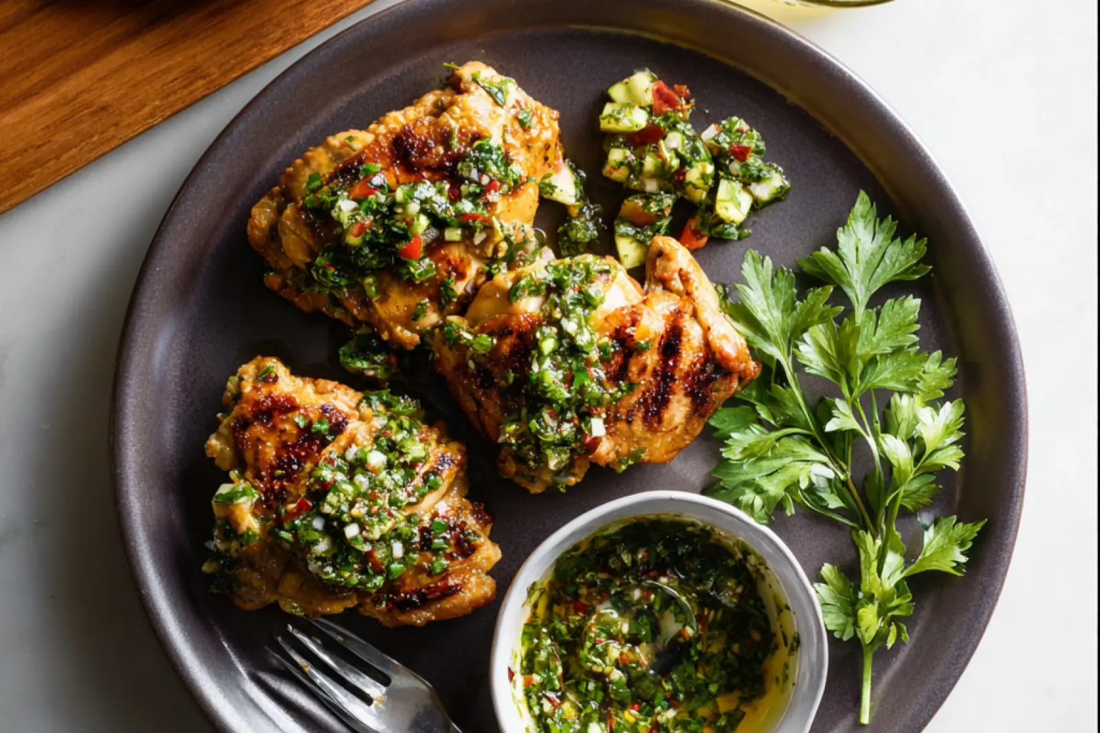 Air Fryer Chicken Chimichurri Makes Your New Favorite Satisfying Real Dinner