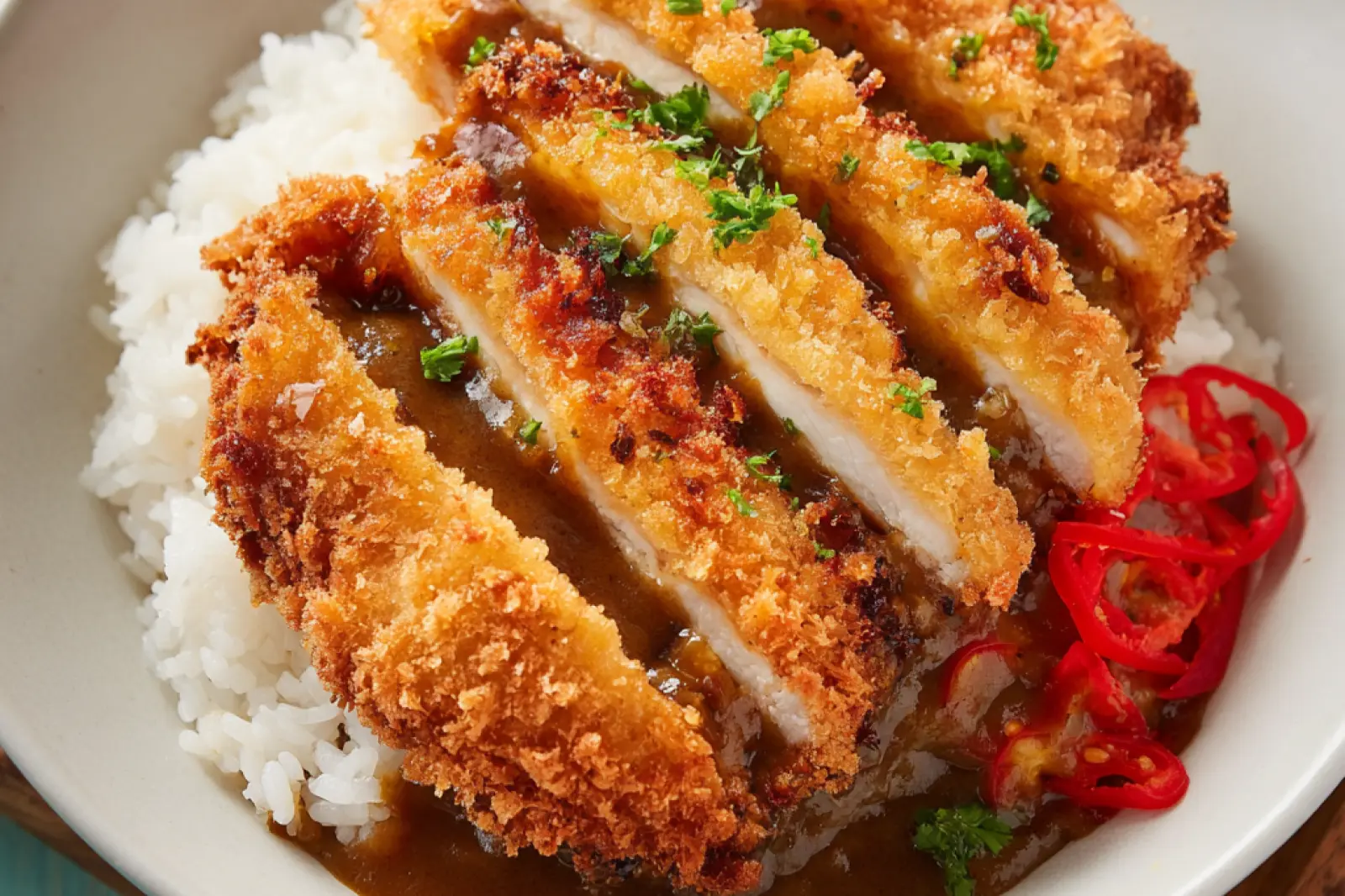 Air Fryer Chicken Katsu Curry Satisfying Crispy Dinner Your Family Will Love