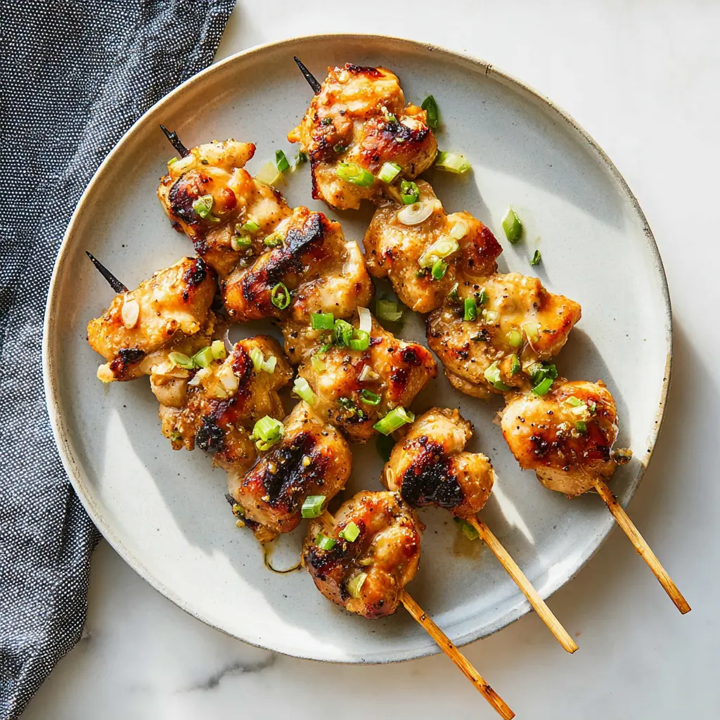 Air Fryer Chicken Yakitori Satisfying Real Flavor Your New Favorite Dinner 6 Air Fryer Chicken Yakitori recipe, served and ready to eat, easy homemade dish