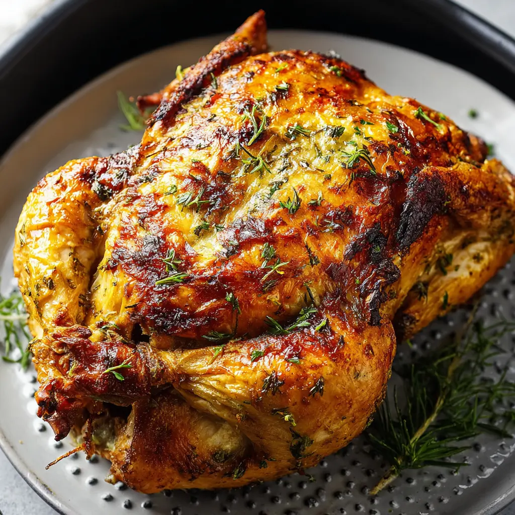 Air Fryer Christmas Chicken Herb Butter Warm Cozy Real Holiday Dinner 6 Air Fryer Christmas Chicken Herb Butter recipe, served and ready to eat, easy homemade dish
