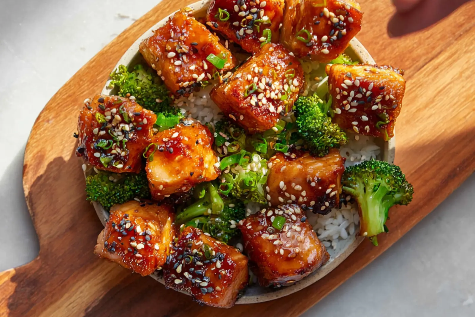 Air Fryer Teriyaki Salmon Bites Made This Weeknight Real and Satisfying