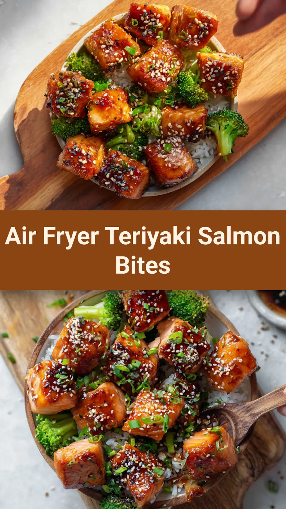 Air Fryer Teriyaki Salmon Bites Made This Weeknight Real and Satisfying 7 Air Fryer Teriyaki Salmon Bites recipe, served and ready to eat, easy homemade dish