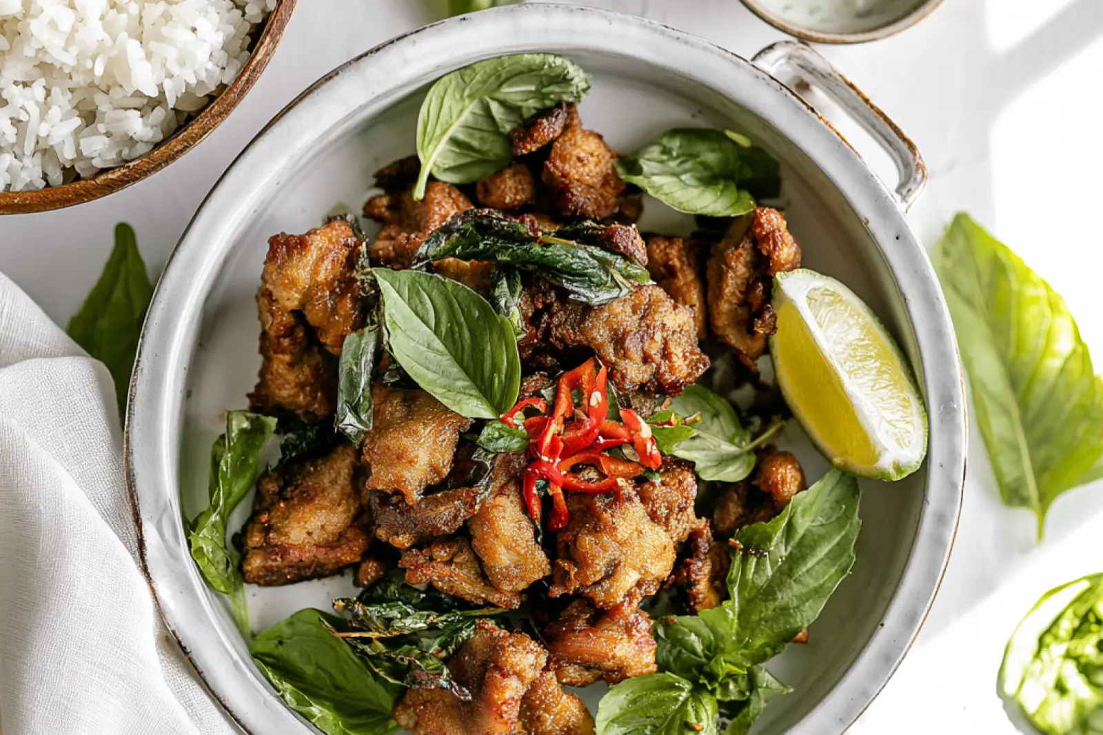 Air Fryer Thai Basil Chicken This Vibrant New Way to Make Dinner Better
