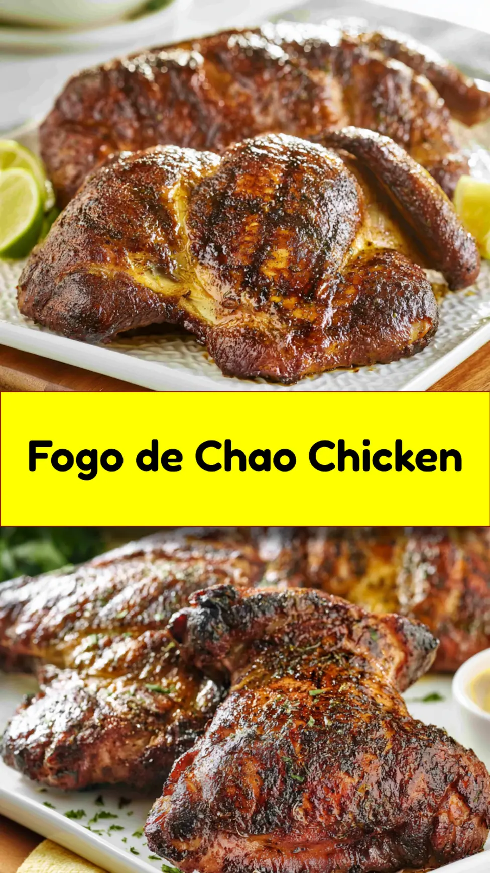 Copycat Fogo de Chao Chicken Warm Satisfying Recipe You Need to Make Now 7 Copycat Fogo de Chao Chicken recipe, served and ready to eat, easy homemade dish