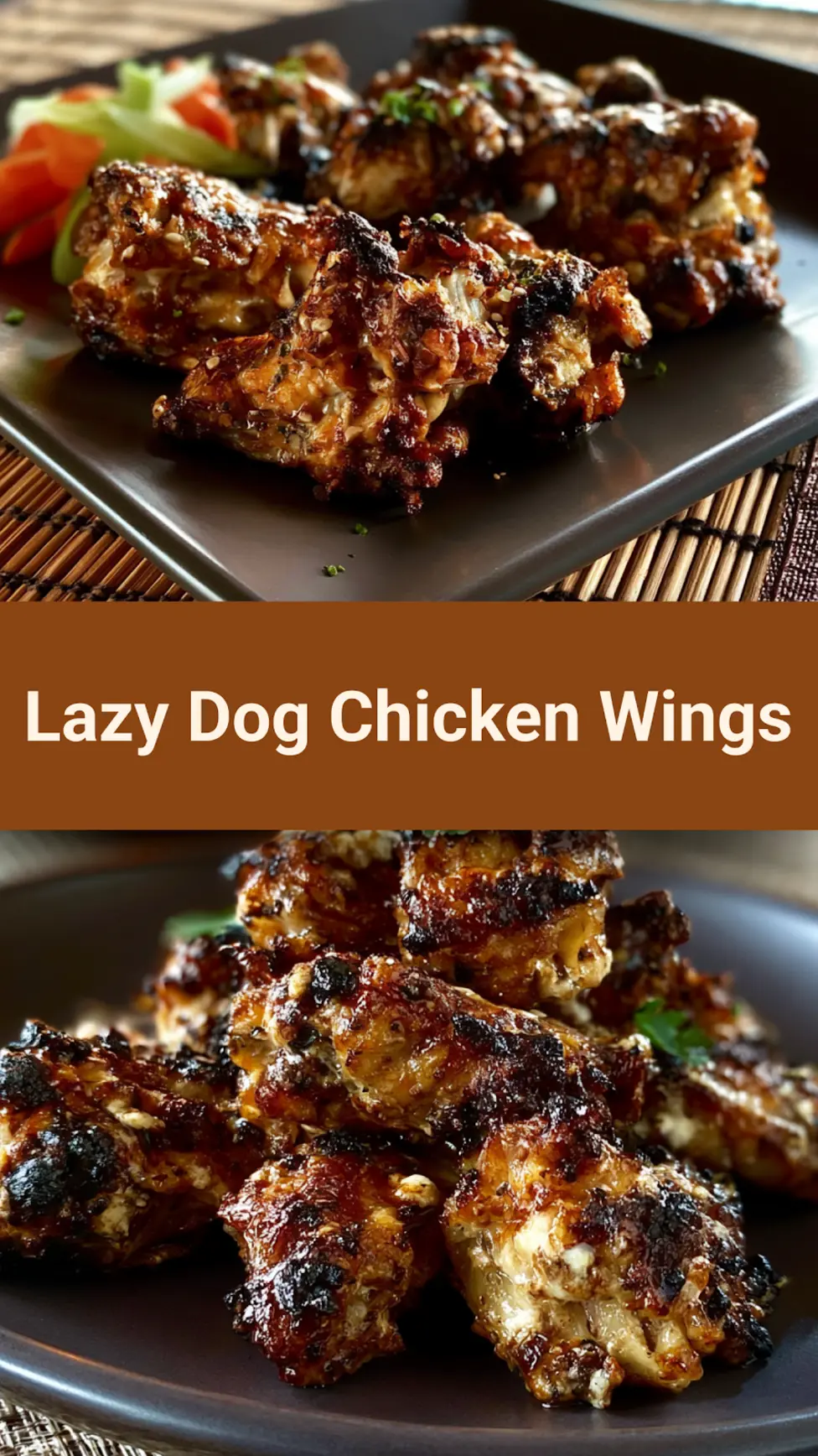 Copycat Lazy Dog Chicken Wings Irresistible Recipe You Need to Make Now 7 Lazy Dog Chicken Wings recipe, served and ready to eat, easy homemade dish