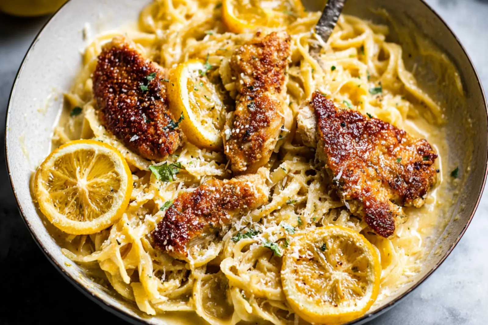 One Pan Lemon Butter Chicken Pasta Warm Satisfying Real Comfort Tonight