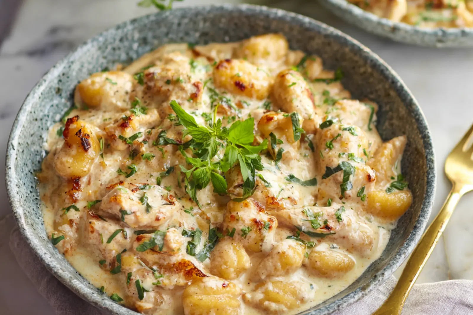 One Pan Marry Me Chicken Gnocchi Feels Like a Warm Cozy Hug You Need Now