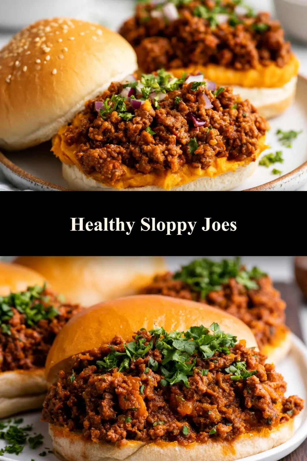 Healthy Sloppy Joes Your Family Will Love This Satisfying Real Dinner 7 Healthy Sloppy Joes recipe served and ready to eat easy homemade weeknight dinner