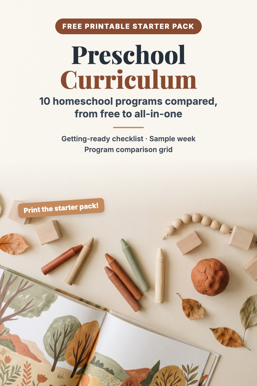 Best Homeschool Preschool Curriculum: 10 Programs Compared 4 Homeschool preschool curriculum: 10 programs compared, from free to all-in-one, with a free printable starter pack