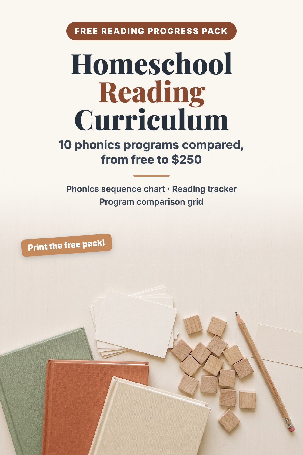 Homeschool Reading Curriculum Compared: 10 Phonics Programs for Every Budget 4 Homeschool reading curriculum: 10 phonics programs compared, with a free printable Reading Progress Pack
